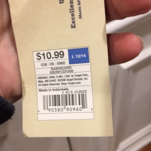 Mock turtleneck kids top RASHGUARD - Picture 2 of 6